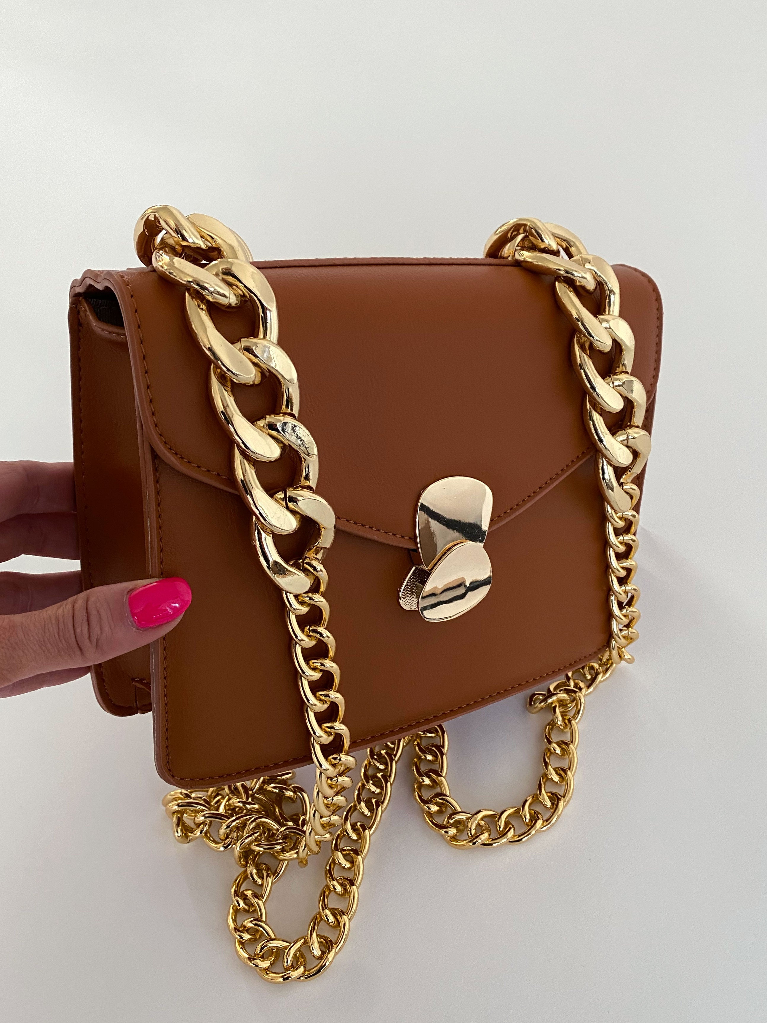 Paris - Lille taske med guldkæde